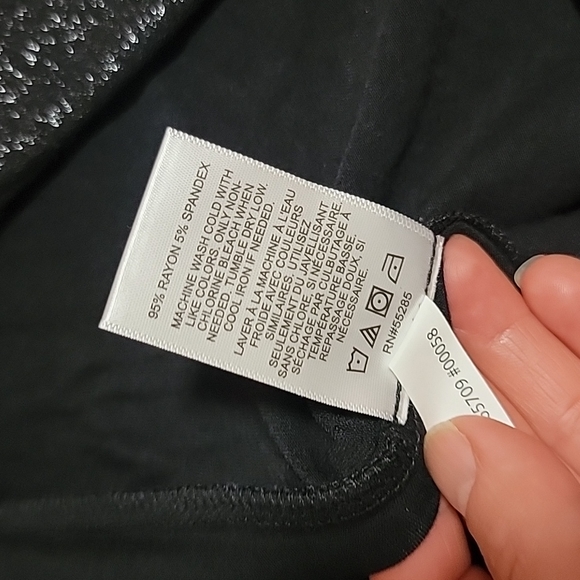 Metallic Tie Front Wrap Blouse - Picture 7 of 7